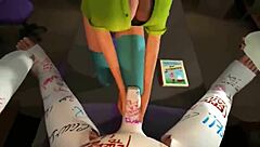 slutty teen girl explores her love for cock in intimate play