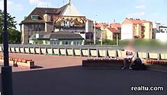 flawless czech teen strips teased in shop then takes huge cock pov anal pounding