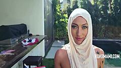 arabic stepmom gives american thank you blowjob on 4th of july pov