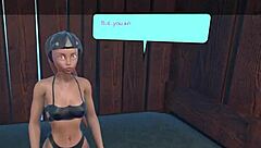 lets play as myia the desperate alien vr fingering her hairless pussy