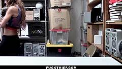 oh no young small-titted kitty carrera caught shoplifting gets bent over fucked by cop's monster cock 😱🍆