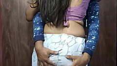 Sister-In-Law's Tight Saree Tempts Naughty Devar Into Wild Fucking