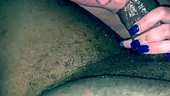 I slurp on my favorite big black cock close up