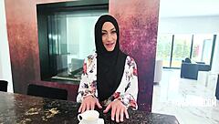 arabic stepmom gives american thank you blowjob on 4th of july pov