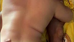 Watch me fuck my big ass wife doggystyle while she deepthroats stranger