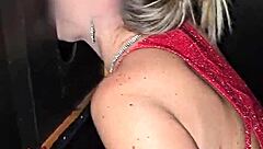 My cuckold hubby dragged me to the inn for wild gloryhole gangbang fun