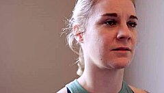 So I met her during a sweaty gym workout.