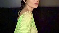 Nadia Diamo's Petite Latina Ass Twerking In Sexy Fishnet Bodysuit Slow Motion Compilation