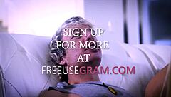 Movie Night Turns Wild: Girlfriend And Stepmom Free Use Fuck Fest!