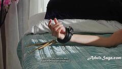 Tie Up Sugarmommy Lilly Bell for Pussy Lick and Muff Dive by Little Puck!