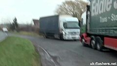 Wanna see Leyla Morgan finger her shaved pussy while flashing publicly around town?