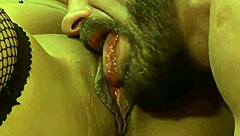 alicia's teasing her tight pussy before muscle man fucks her hard