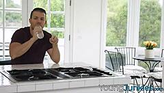 Blonde stepsis, why bend over for my monster cock in dirty doggystyle rides?