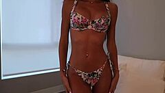 Alyssa Kulani tries massive bikinis in her sexy try-on haul revealing curves