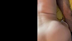 Watch me fuck my big ass wife doggystyle while she deepthroats stranger