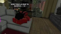 Devil prostitute takes massive black monster cock on sofa pounding her wet pussy until squirting wildly