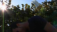 brunette whore fucked hard before facial cumshot