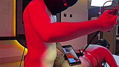 couple shares petite latina teen bareback with big cock creampie in caring 3some fuckfest