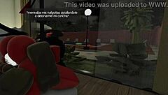 Devil prostitute takes massive black monster cock on sofa pounding her wet pussy until squirting wildly