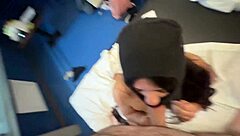 WOW, Masked Slut Gets Spanked and Creampied Mercilessly in Her Mouth!