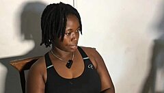 Top Nigerian model bares huge ass during bold casting interview