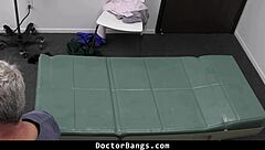 Hey teen patient, doctor's huge cock treatment starts now – bend over!
