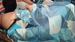 woke up with stepsis in bed and got cozy before work