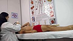 patient gets horny eyeing sexy nurse juicy ass tight pussy