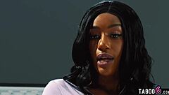 oh man i cant believe ebony stepsis lala ivey an ashley aleigh goin at it lesbian style in th office with dildos an licks