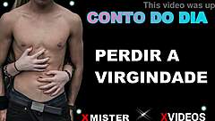 Brazilian amateur loses her virginity in erotic solo scene