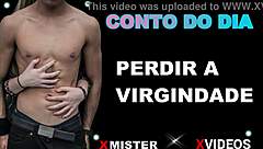 Brazilian amateur loses her virginity in erotic solo scene