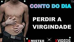 Brazilian amateur loses her virginity in erotic solo scene