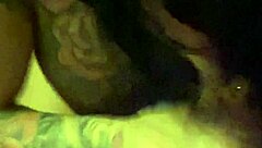 yo alice fire in lingerie sucking that big asian cock like a milf pro