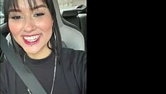 i bring this slutty latina teen home and she pays up with a deep sloppy blowjob on my monster cock