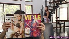 hey busty teen wanna get licked after fingering?