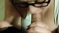 Pornnapplepie sneaks in as old man calls during her steamy visit