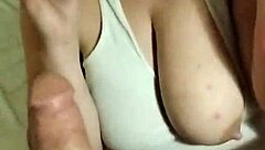 Pornnapplepie sneaks in as old man calls during her steamy visit