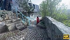 wanna see pregnant shaved pussy in stockings milked for debt cum pov?