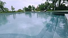 jenna j ross pinches nipples hard while fingering shaved pussy to orgasm