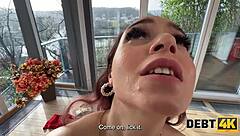 wanna see pregnant shaved pussy in stockings milked for debt cum pov?