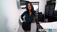 single real estate agent fucks tenant pov hardcore skirt up