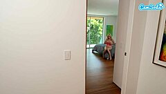 busted stepsis watching lesbian porn so i face fucked her wet hairy pussy