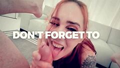 hey check out this busty redhead teen patient slurping the doctor's sloppy deepthroat blowjob in hospital pov