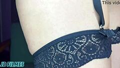 you feel this horny brazilian milf's big curvy ass slam down hard on your throbbing cock right