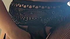 Big ass mature sneaks in for anal while hubby works