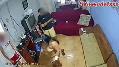 Husband Watches Tattooed Latina Wife in Lingerie Get Fucked by Producer