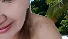 Hot Granny's Huge Tits Tease In Bikini!