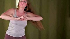 Ember Springs Feels So Sexy Showing Her Thick Curvy Hot Body in Nude Yoga