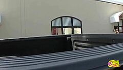 brunette angel spanks and toys hot girl's pussy in wild lesbian play