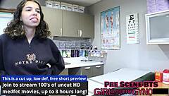 wanna watch aria nicole lick my shaved pussy toes in latex gloves?